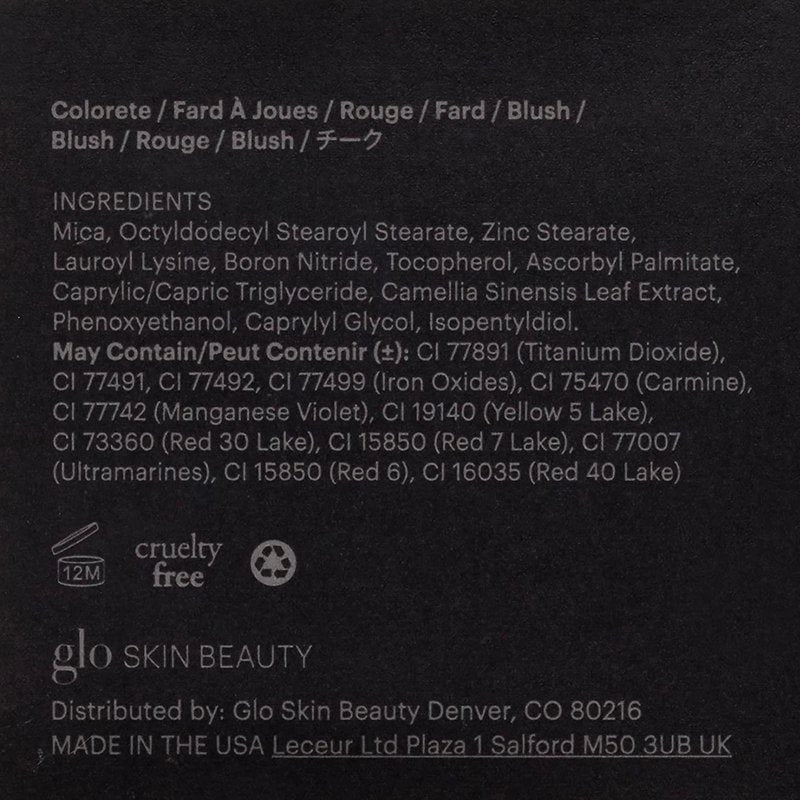 Glo Skin Beauty Blush (Sheer Petal) - Pressed Powder Blush for Cheeks, High Pigment Mineral Face Makeup Creates a Natural, Healthy Glow