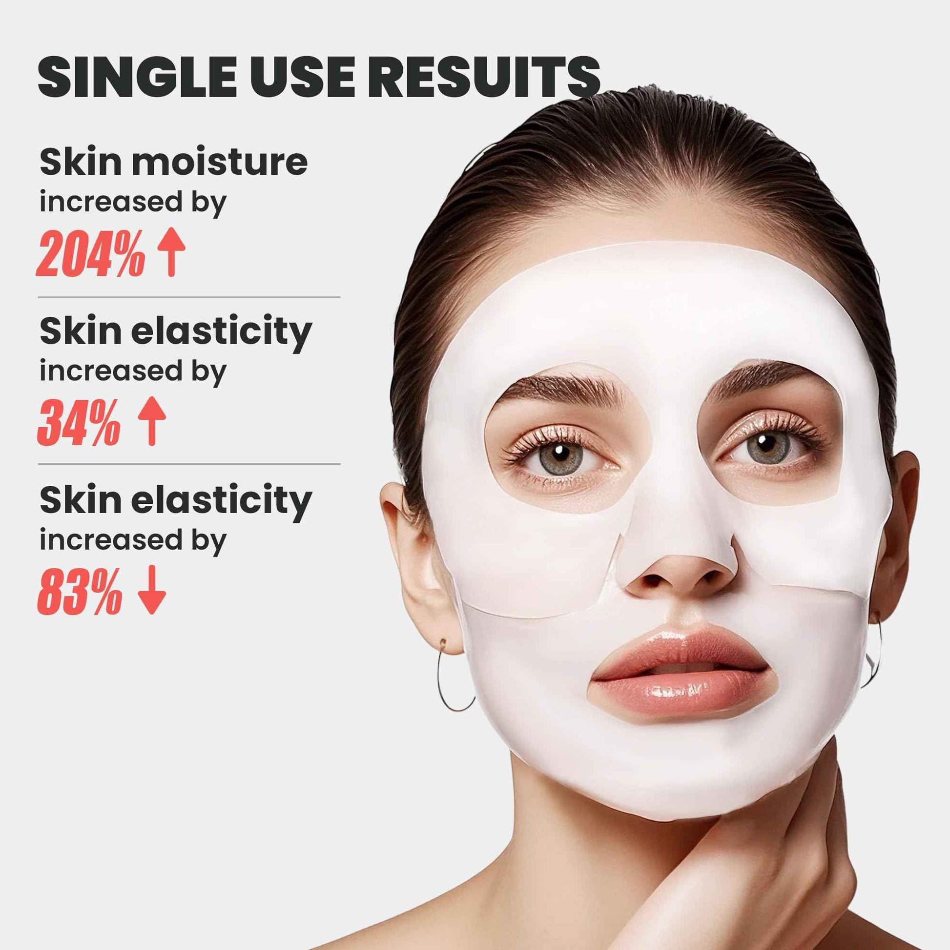 Dianzan Korean Overnight Bio-Collagen Mask, Deep Moisturizing, Firming, Glowing Glass Skin Mask, Brings Glass-Like Glow, Shrinks Pores, Diminishes Fine Lines, Gentle on Sensitive Skin, 35g x 4ea