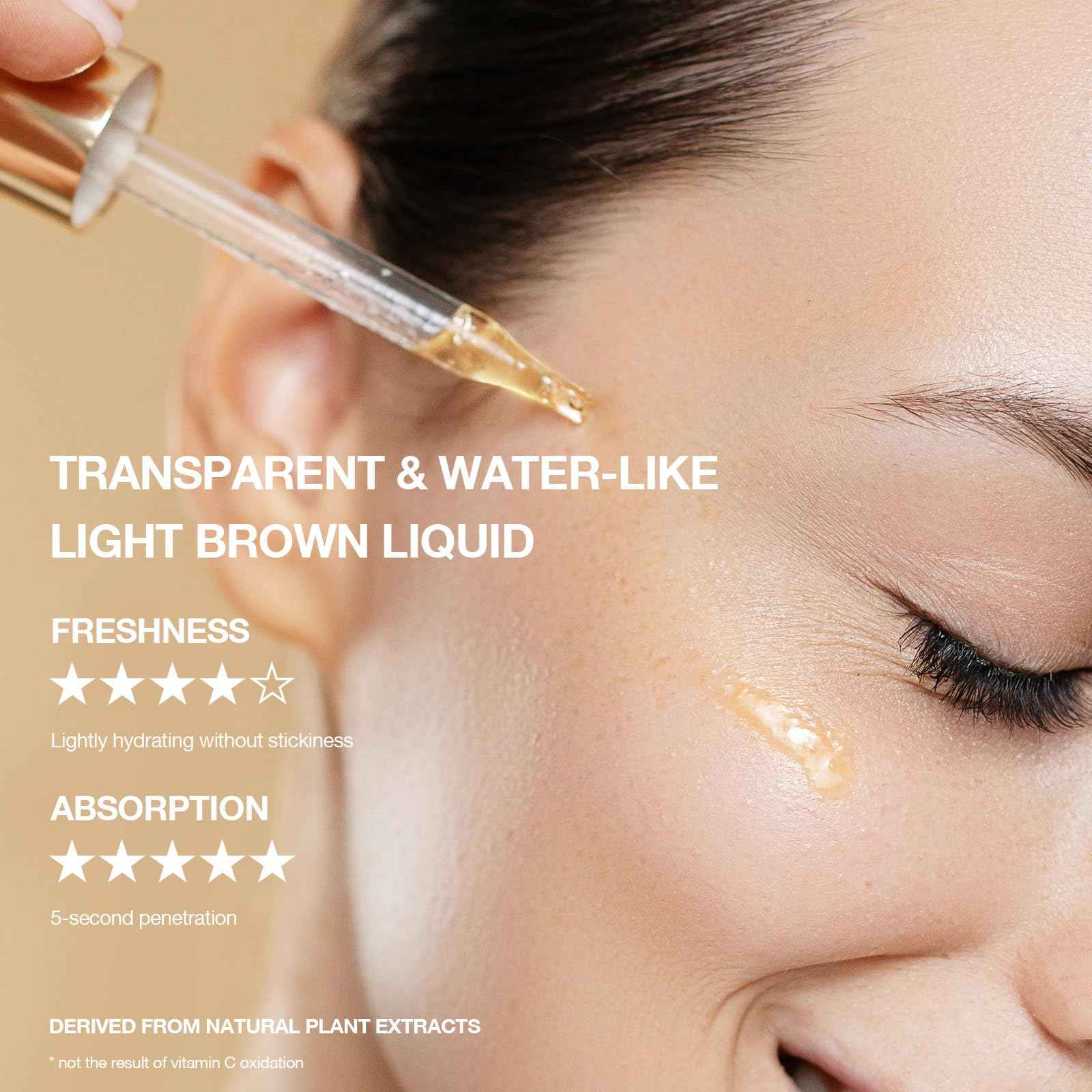 NEUTRIHERBS Advanced 20% Vitamin C Serum for Face, Renew Glow Brightening & Anti-Aging, Antioxidant Even Skin Tone Boost Collagen, All Nature Serum for Women And Men- 0.77 Fl Oz