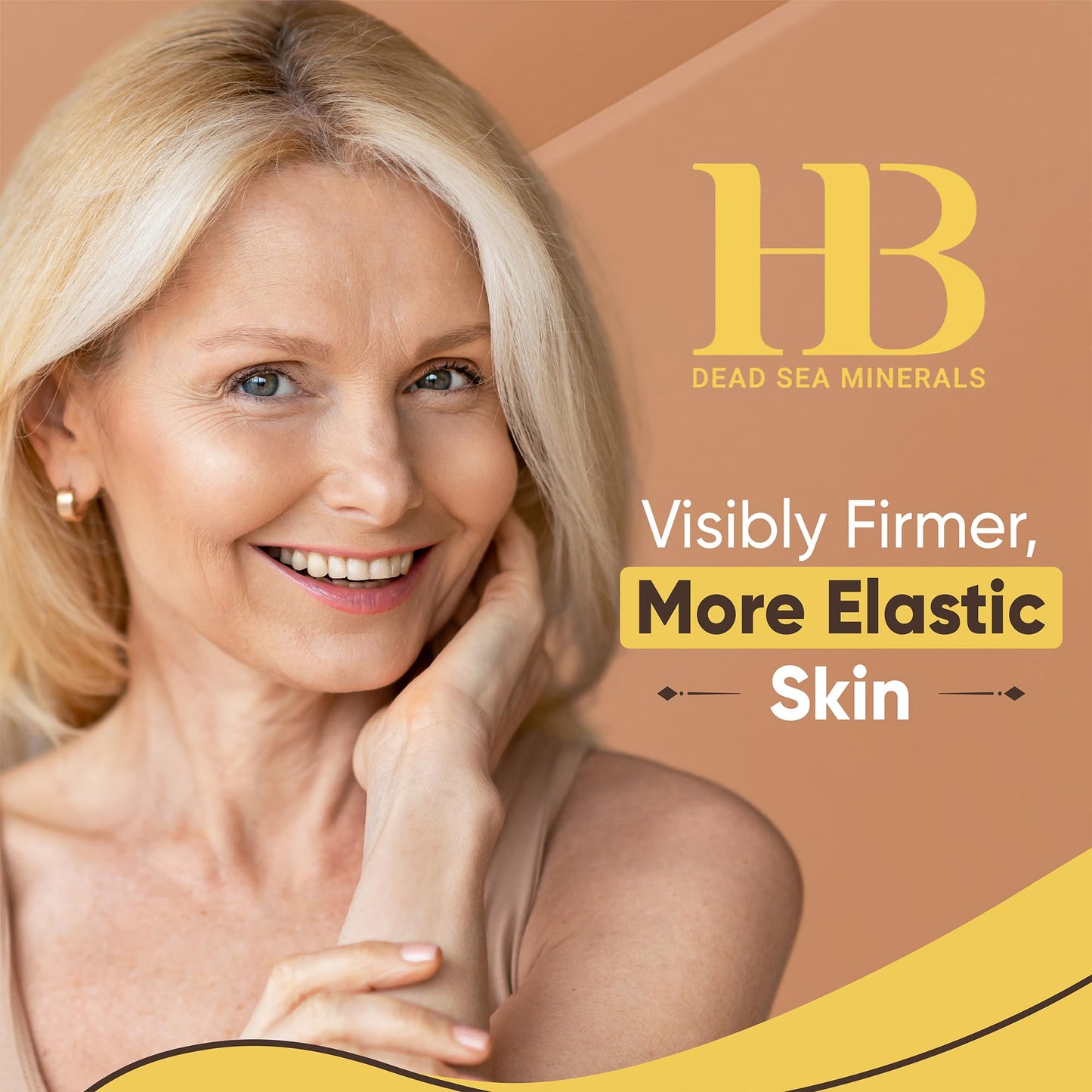 HB Lifting & Firming Silk Serum for Face - Contains Sea Minerals Anti Aging Face Serum for Men & Women Collagen Gotu Kola