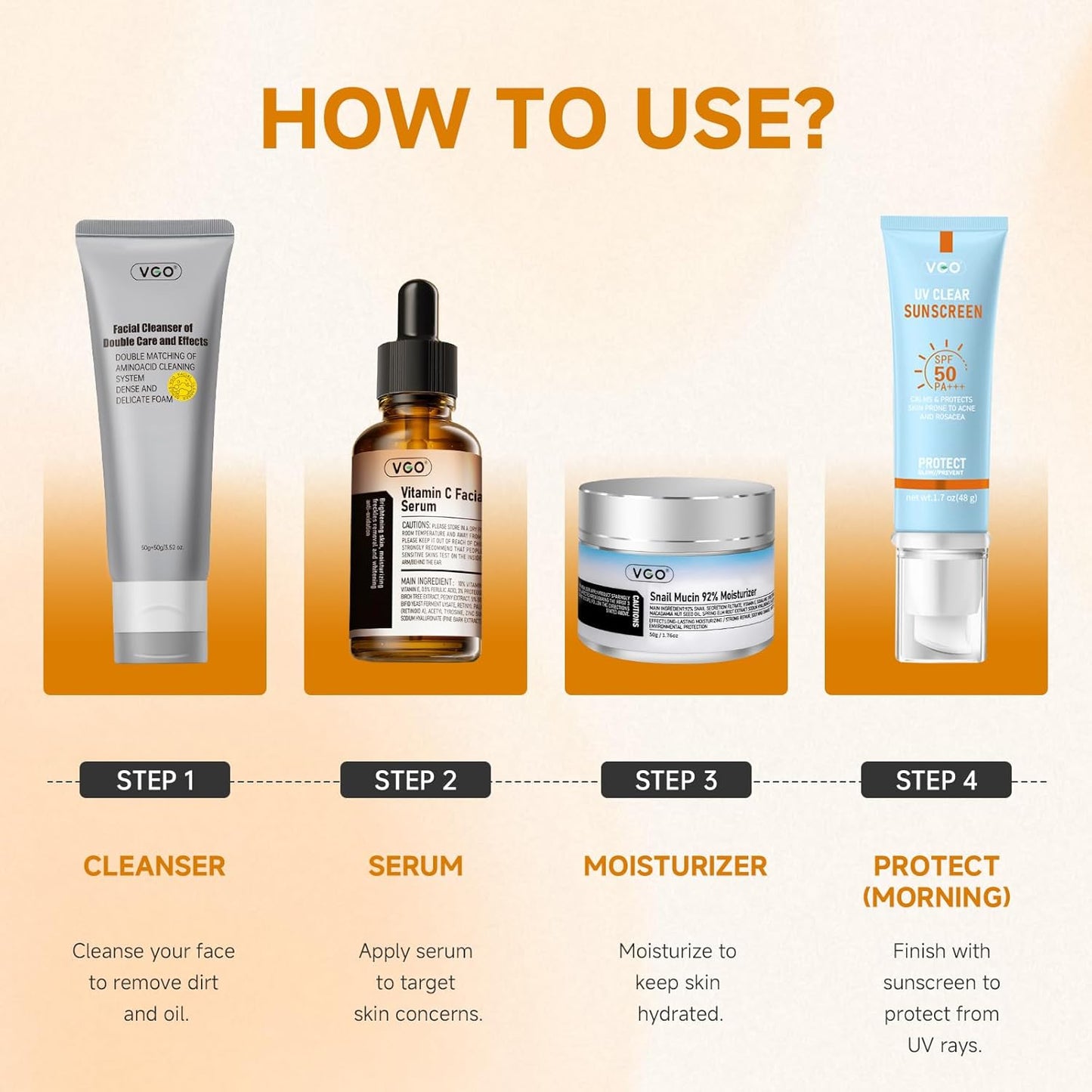 Vitamin C Face Serum - 2 Pack for Brightening & Anti-Aging | Skincare Essential