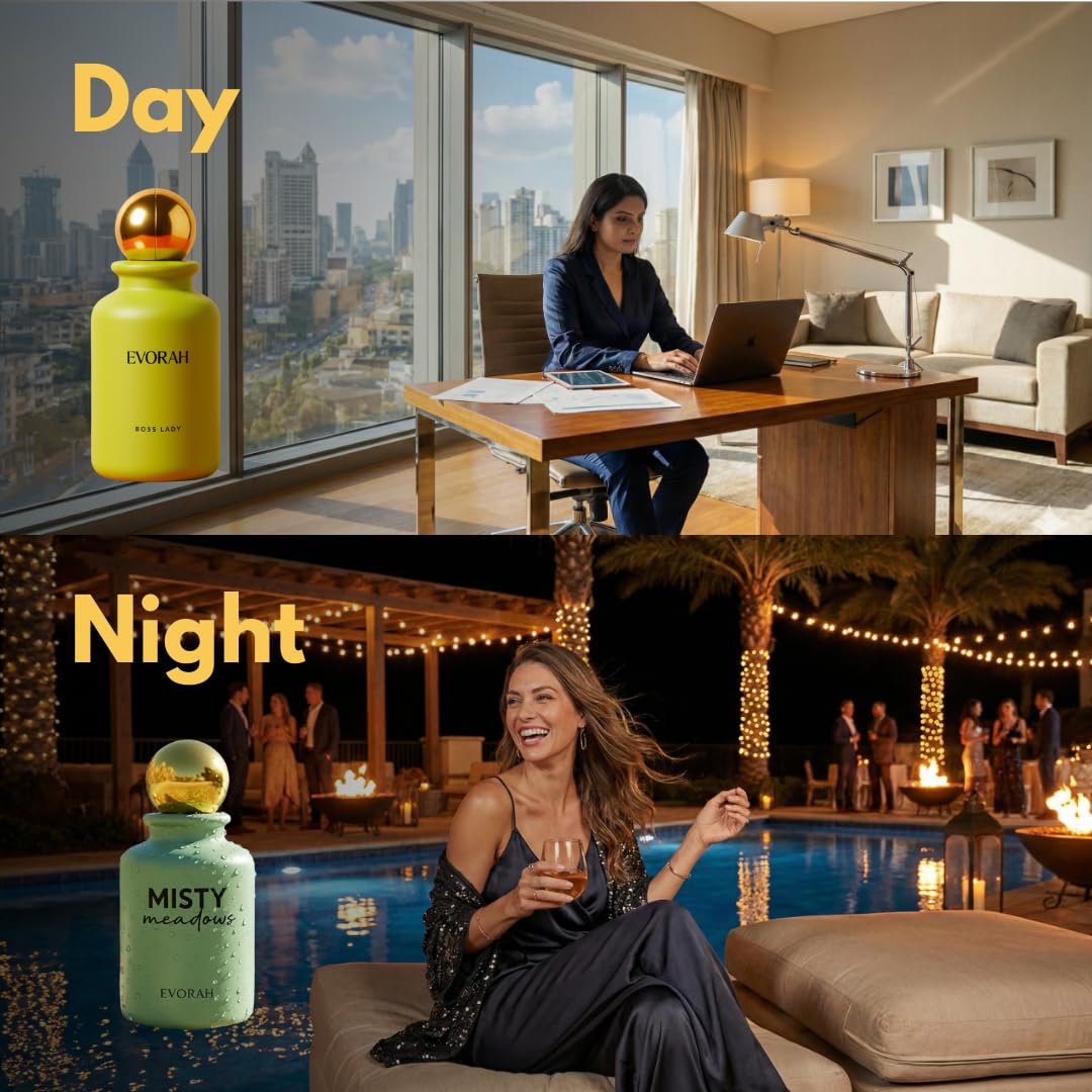 House of Evorah Luxury Perfume Gift Set for Women | Women's Fragrance Sets | Perfumes for Women Gift Sets | Premium Fragrance Gift Sets | Perfume Combo (Pack of 2 x 25 ml)