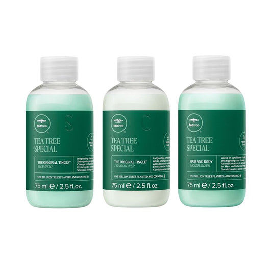 Tea Tree Special Shampoo, Conditioner and Hair and Body Moisturizer, For All Hair Types, 2.5 fl oz, Set