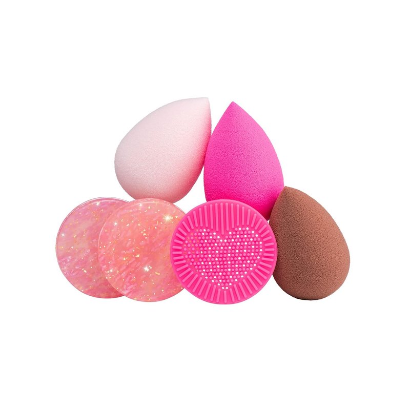 Beautyblender® Loaded Sundae Makeup Sponge Set - 3 Blending Sponges with Cleanser & Scrub Mat | Vegan & Cruelty-Free