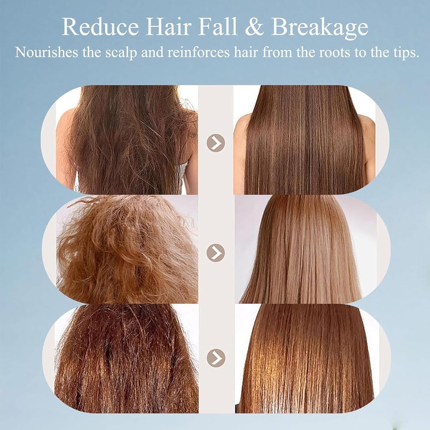 Volumizing Shampoo, Champu Hair Loss Shampoo and Conditioner, Promotes Hair Growth l Oil Contro l Scalp Nourishment (1pcs)