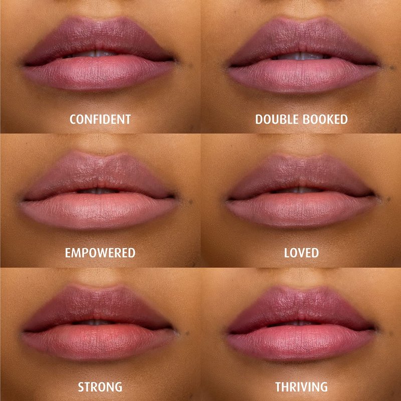 Lune+Aster PowerLips Lipstick - Creamy Nude Lipstick with Satin Finish | Lightweight, Full Coverage, Vegan Formula