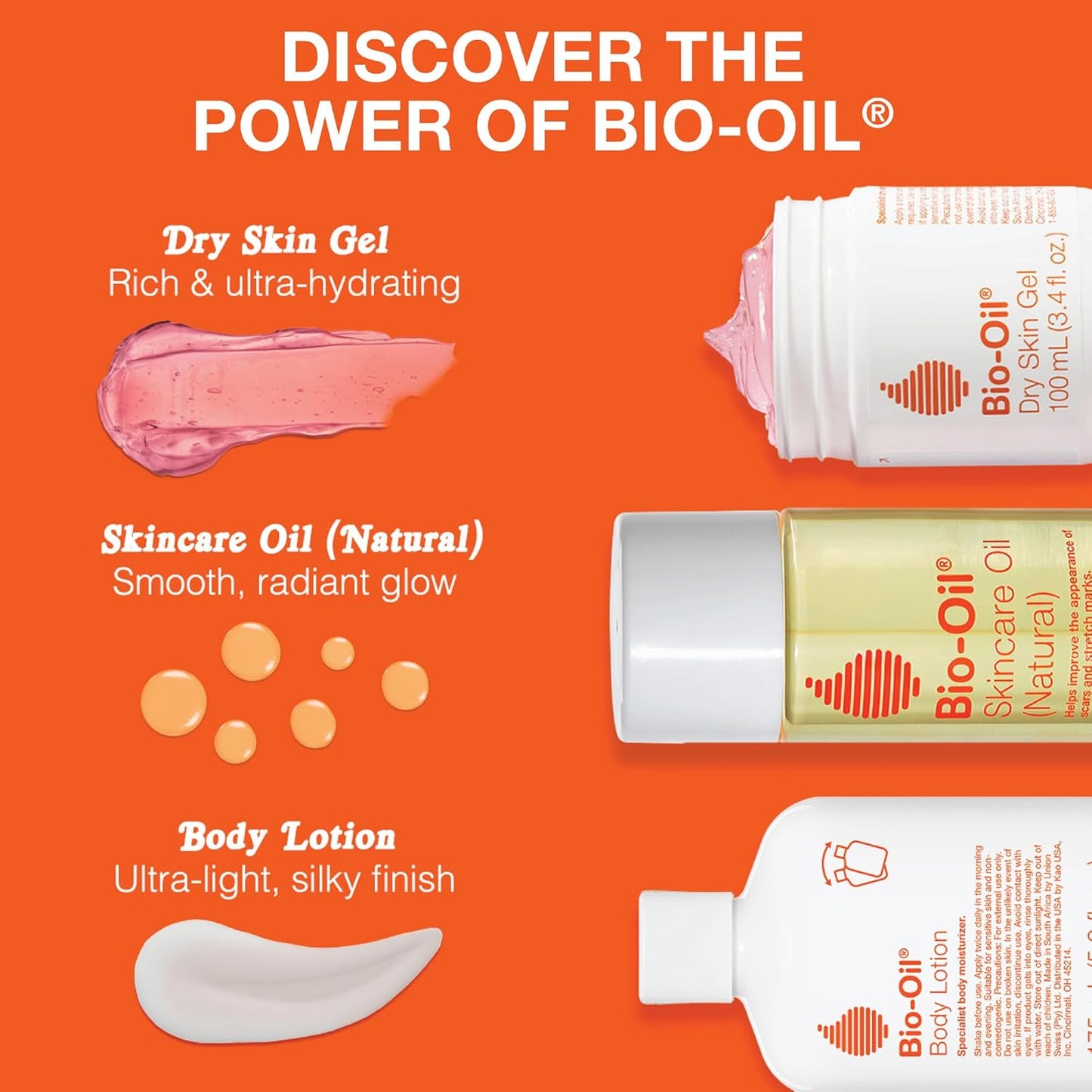 Bio-Oil Natural Skincare Oil - Serum for Scars & Stretch Marks | Face & Body Moisturizer, 4.2 Oz