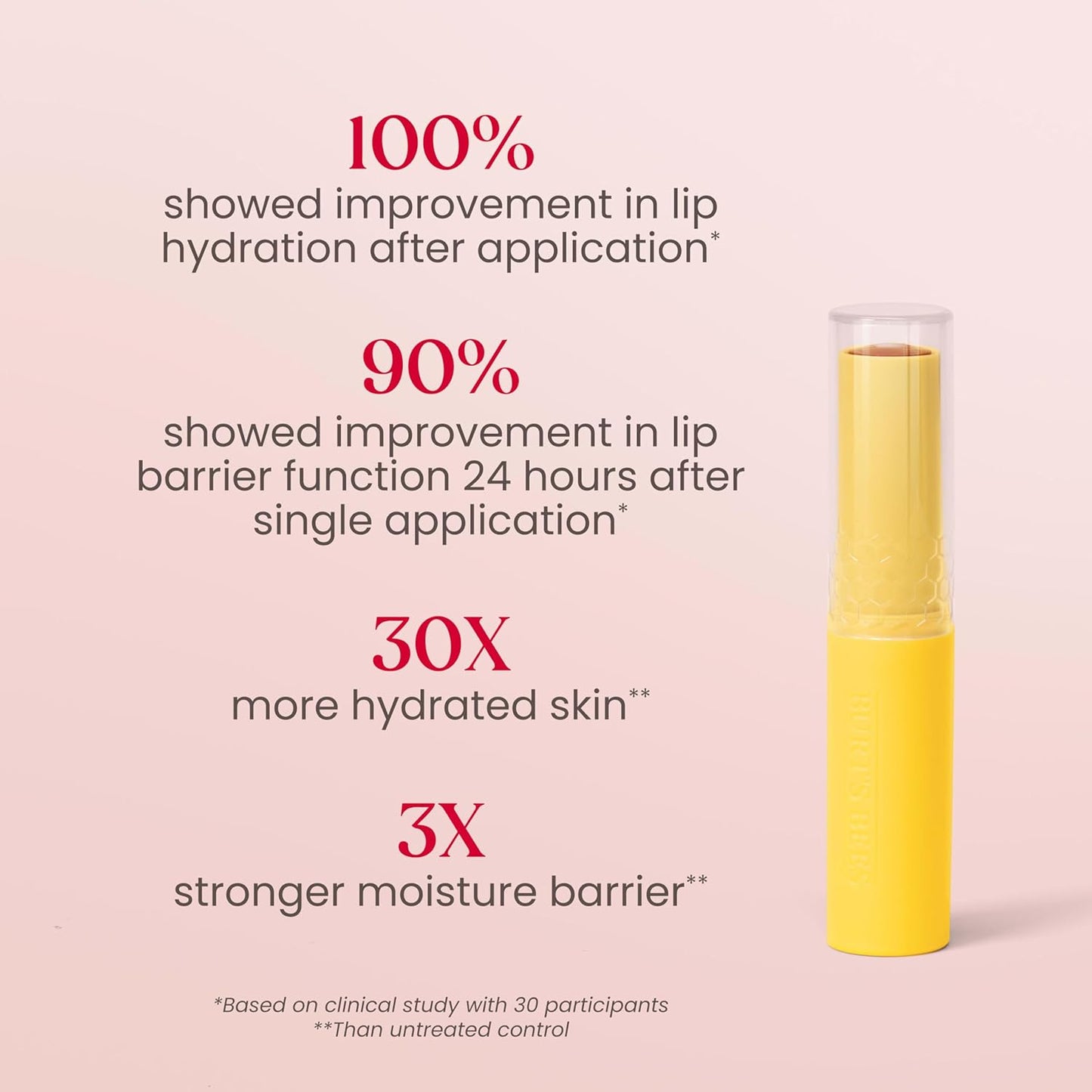 Burt's Bees Lip Balm - Nourishing Vitamin C & E Formula | 24-Hour Moisture, Tint-Free, 0.16 Oz