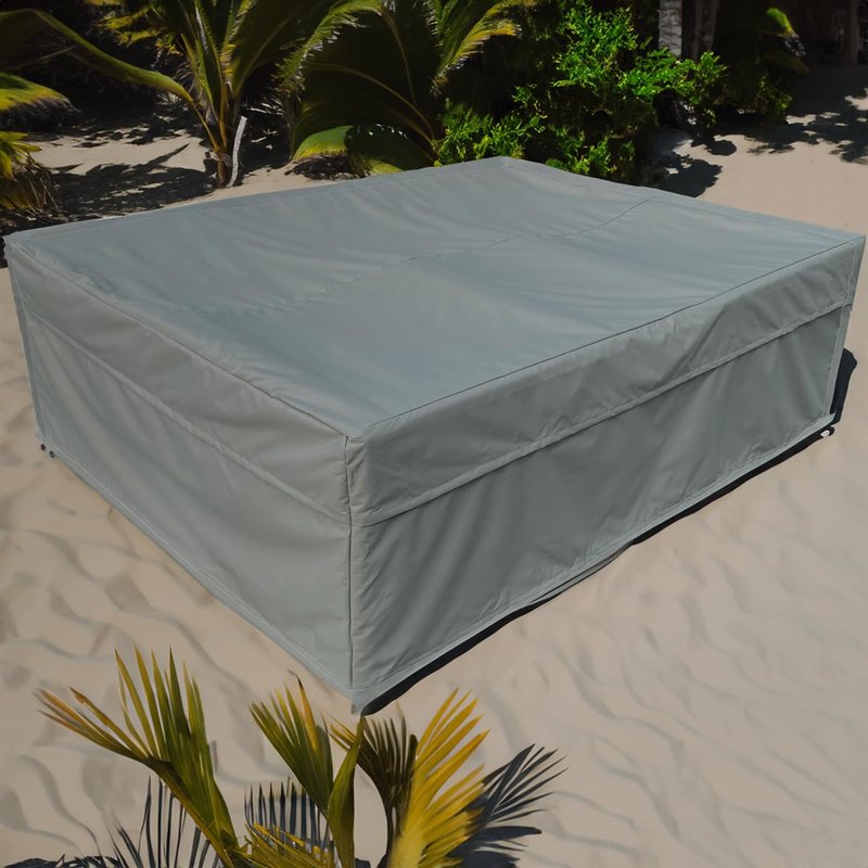 Tommy Bahama Rectangular Dining Set Cover, 125" X 84" X 30"