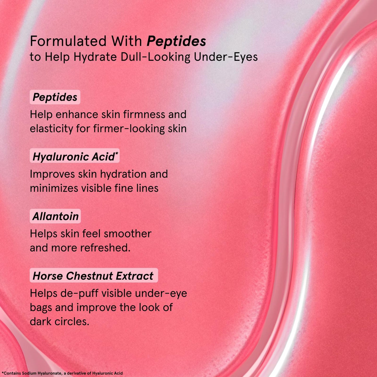 grace & stella Award Winning Under Eye Mask - Reduce Dark Circles, Puffy Eyes, Undereye Bags, Wrinkles - Gel Under Eye Patches - Small Birthday Gifts - Vegan Cruelty-Free (Pink, 6 Pairs)