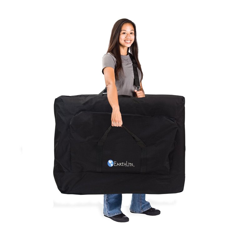 EarthLite Portable Massage Table Package Avalon TILT – Foldable Treatment Table with Tilt Option, Reiki Endplate, Premium Flex-Rest Face Cradle & Strata Cushion, Carry Case (30”x73”)