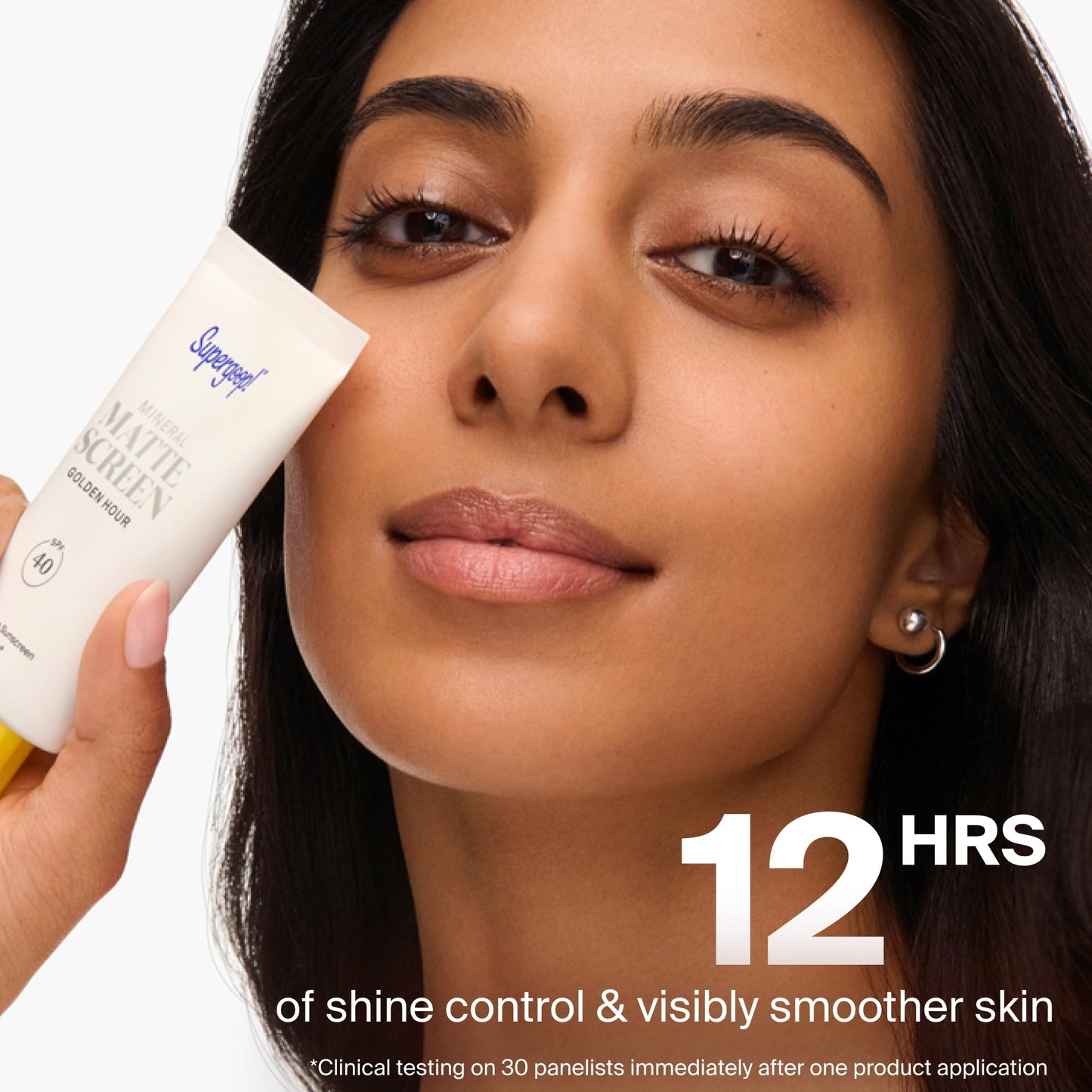 Supergoop! Mineral Mattescreen (SPF 40) - 20 mL - Mineral, Oil-Free Broad Spectrum Sunscreen - Smooths Skin s Appearance, Minimizes Pores & Controls Shine - Water & Sweat Resistant - Sunrise
