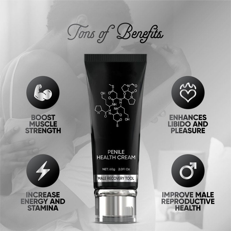 Irvy Penile Health Med3000 Gel for Men – Restore, Moisturize, and Enhance Sensation Cream for Men Over Time