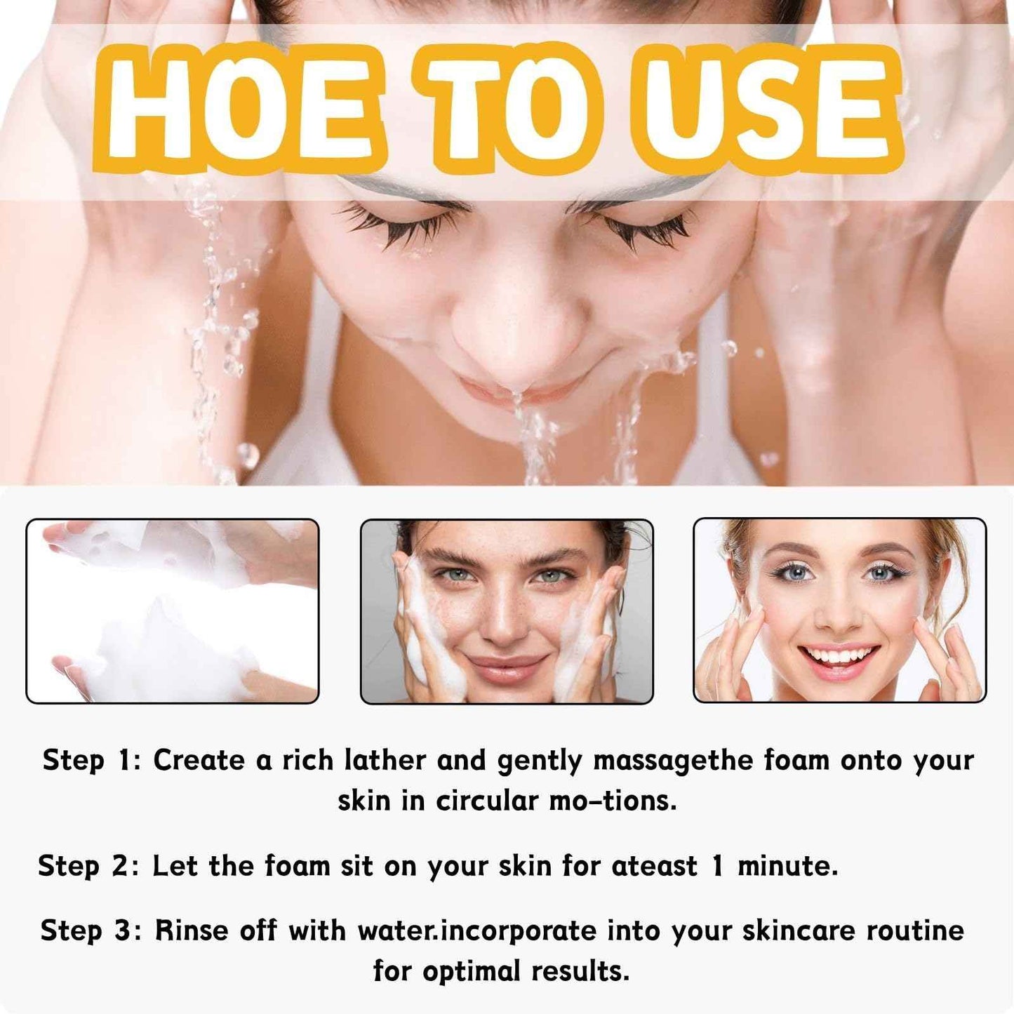 4PCS Turmeric Wash And Cleaning Care three piece kit,Tuemeric Facial Cleanser & Turmeric Soap Bar & Turmeric Face Scrub Pads, Cleansing Skincare Set,Turmeric Cleansing Skincare Set, Deep Cleansing