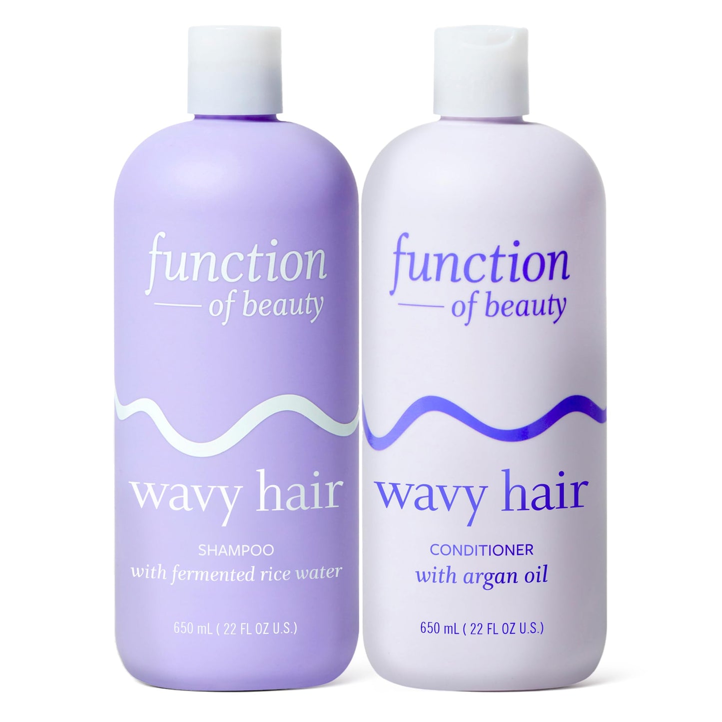 Function of Beauty Wavy Hair Shampoo & Conditioner XL Set - Anti-Frizz