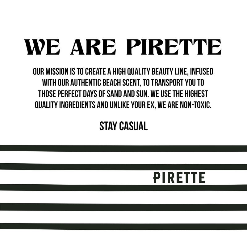 PIRETTE Mini Fragrance Oil Roll On, Beach-Inspired, & Long Lasting Perfume Oil with Notes of Fresh Green Coconut, Surf Wax & Sunscreen, Travel Size Perfume for Women, 0.25 fl oz