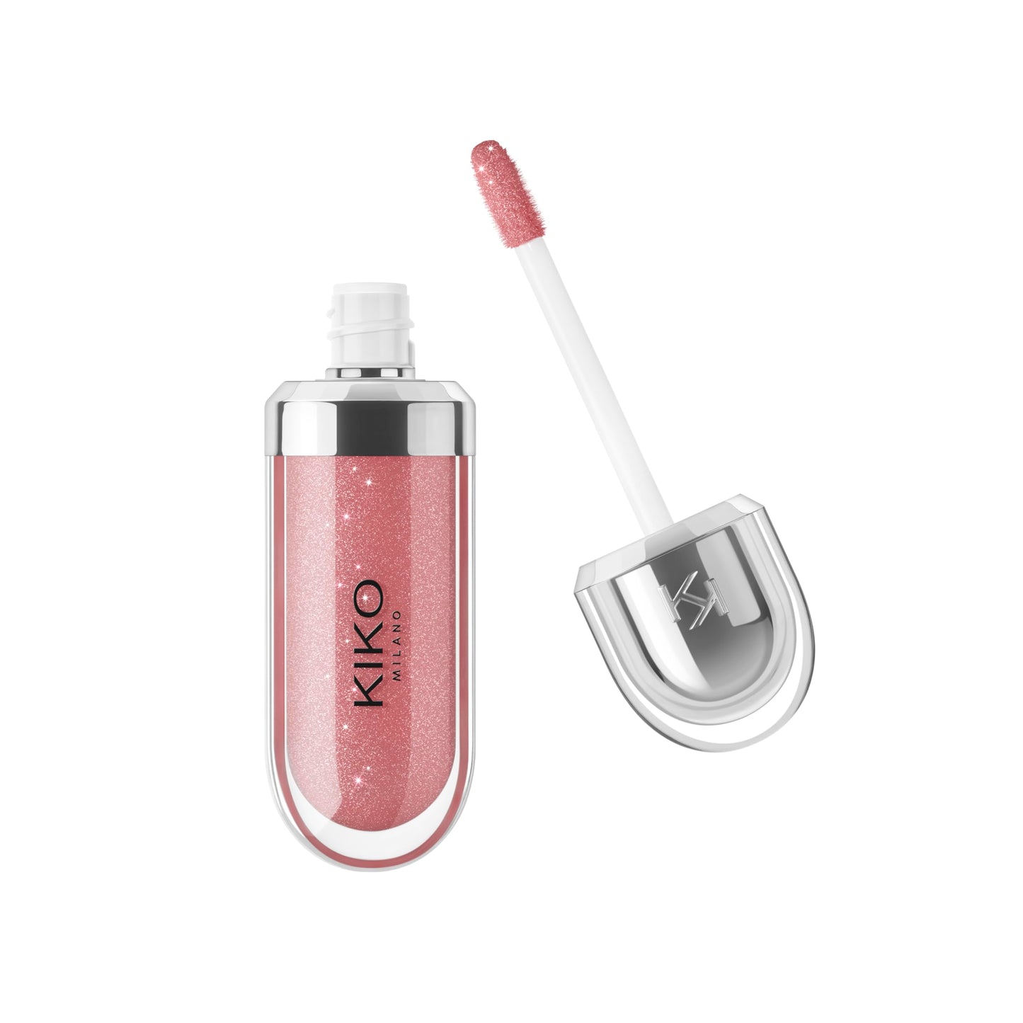 Kiko Milano 3D Hydra Lip Gloss – High Shine, Hydrating, Plumping, Non-Sticky, Moisturizing Lip Makeup – 32 Pearly Natural Rose – 6.5ml