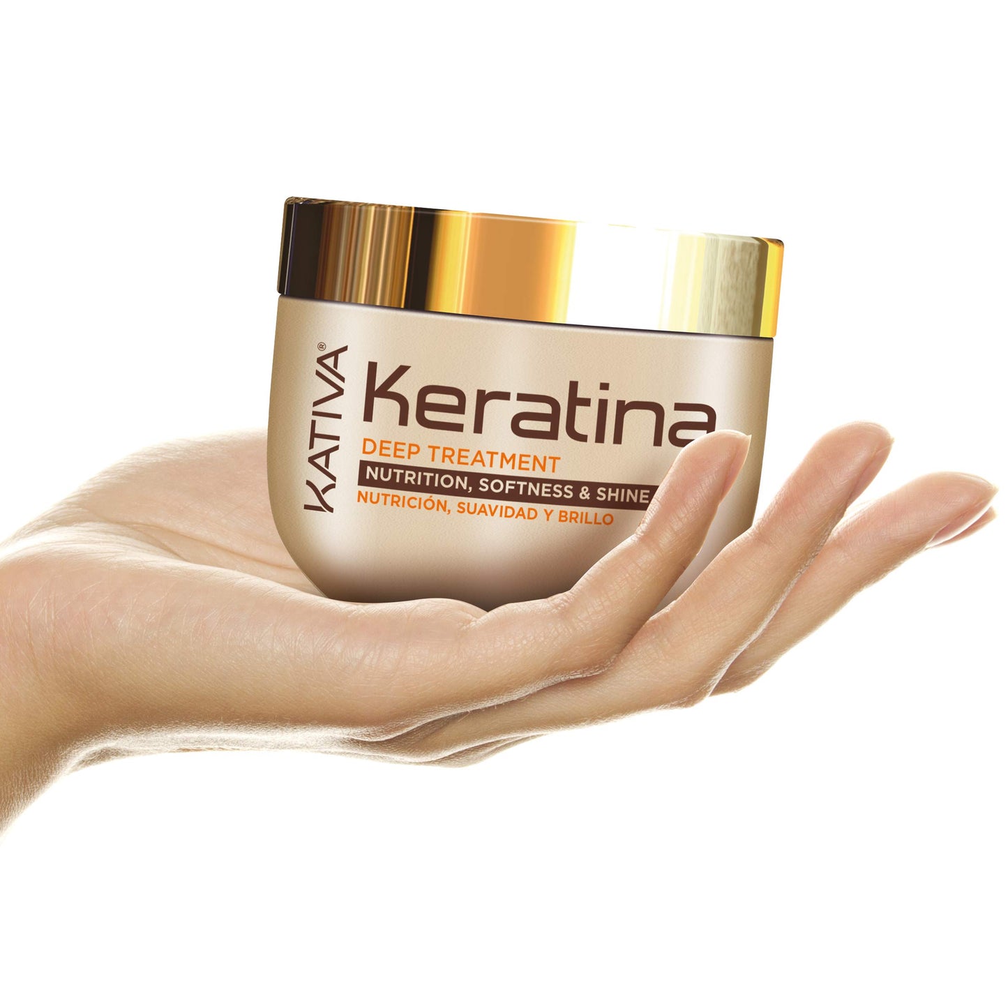 KATIVA Keratin Intensive Treatment (8.45 Fl Oz) - Rebuild & Strengthen Damaged Hair with Hydrolyzed Keratin & Ceramides, Sulfate-Free for Soft, Shiny Nourishment