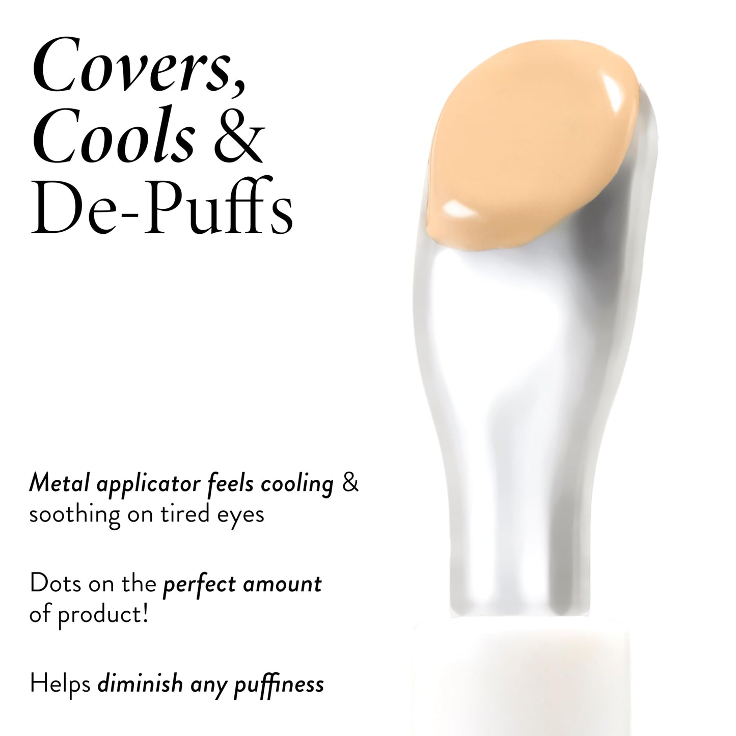 LAURA GELLER NEW YORK The Bright Stuff Illuminating Under Eye Concealer with Cooling Metal Tip - Light Coverage (02 Fair)