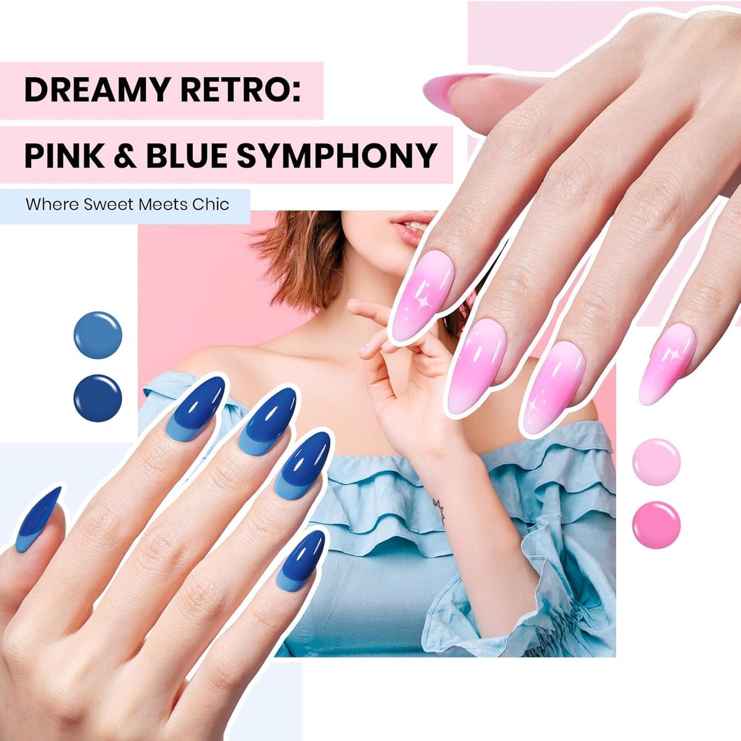 Beetles Gel Nail Polish Set - 60 Colors UV Gel Polish Kit | Vibrant Shades & Glitter for DIY Manicure
