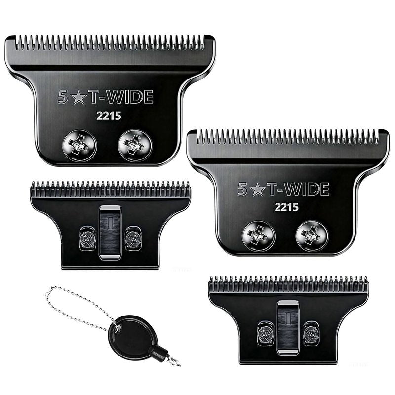 Wahl 5 Star Detailer Replacement Blade - Adjustable Zero-Gap T Blade for Models 8081/8171 | Black