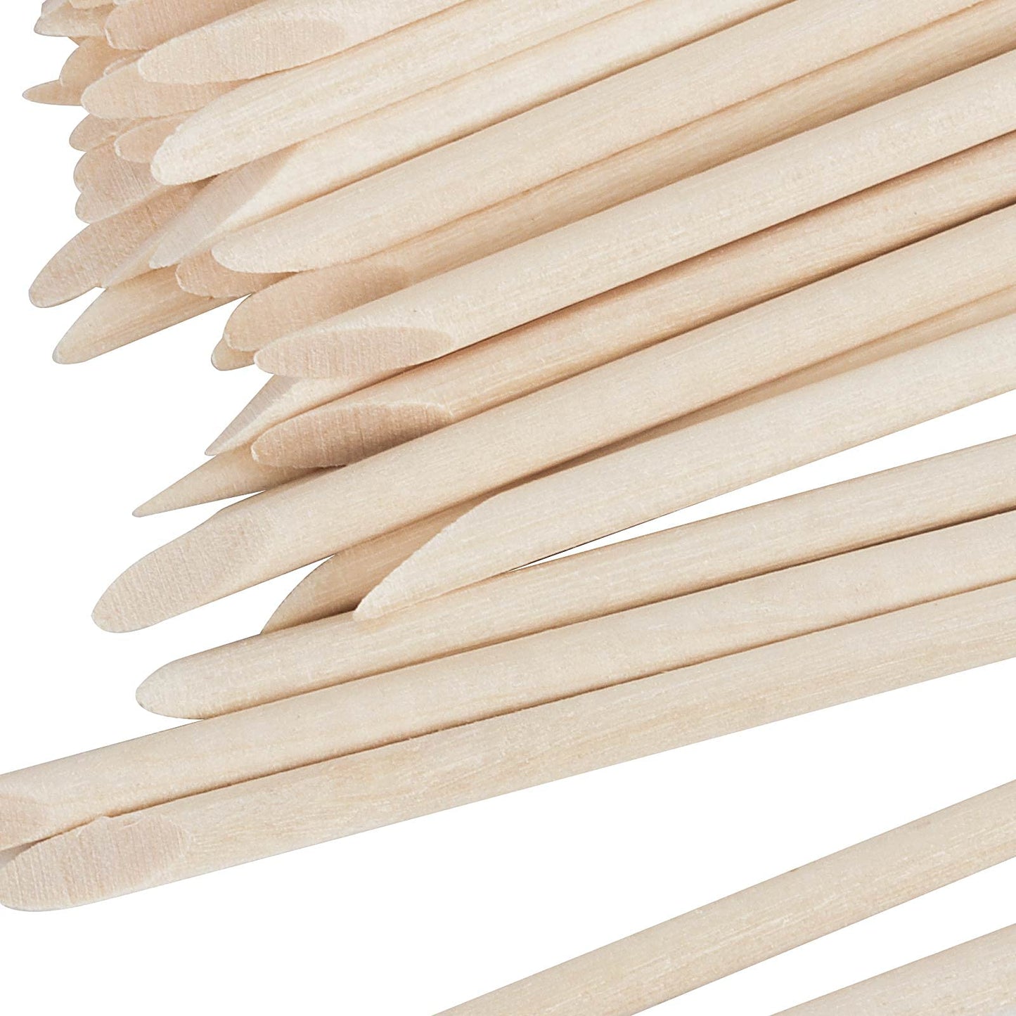 FUNSUEI 2000 PCS 4.5 Inches Orange Sticks for Nails, Double Sided Orange Wood Nail Sticks, Orange Wood Cuticle Sticks for Cuticle Pusher Remover Manicure Pedicure