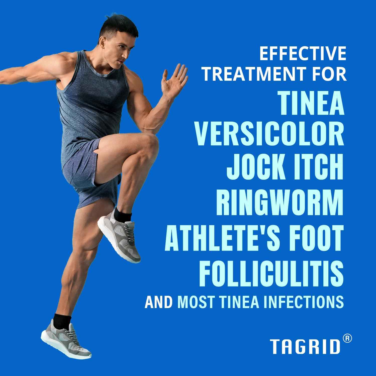 Tinea Versicolor Treatment - Antifungal Soap & Antifungal Cream, 7X FAST, Multi-Functional Clinically Proven Kit for Ringworm, Folliculitis, Jock Itch, Athlete's Foot, and Seborrheic Dermatitis