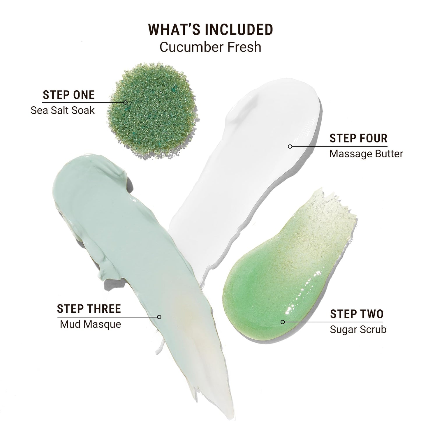 VOESH Pedi in a Box 4 Step Fresh Trio - 3 Pack of Ocean Refresh, Eucalyptus Energy Boost, & Cucumber Fresh Pedicure Set, DIY Pedi, Foot Spa