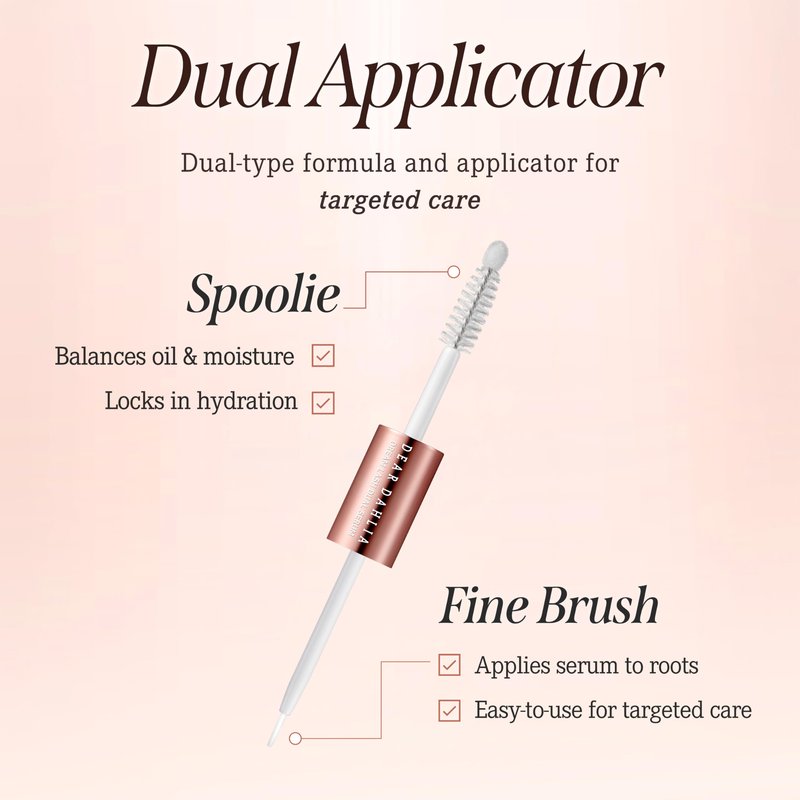 DEAR DAHLIA Dream Lash Dual Serum, 9mL - Premium Eyelash Enhancer for Longer, Fuller, Thicker Lashes. Non-Irritating Formula, Hydrating & Healthy-Looking, Easy Application