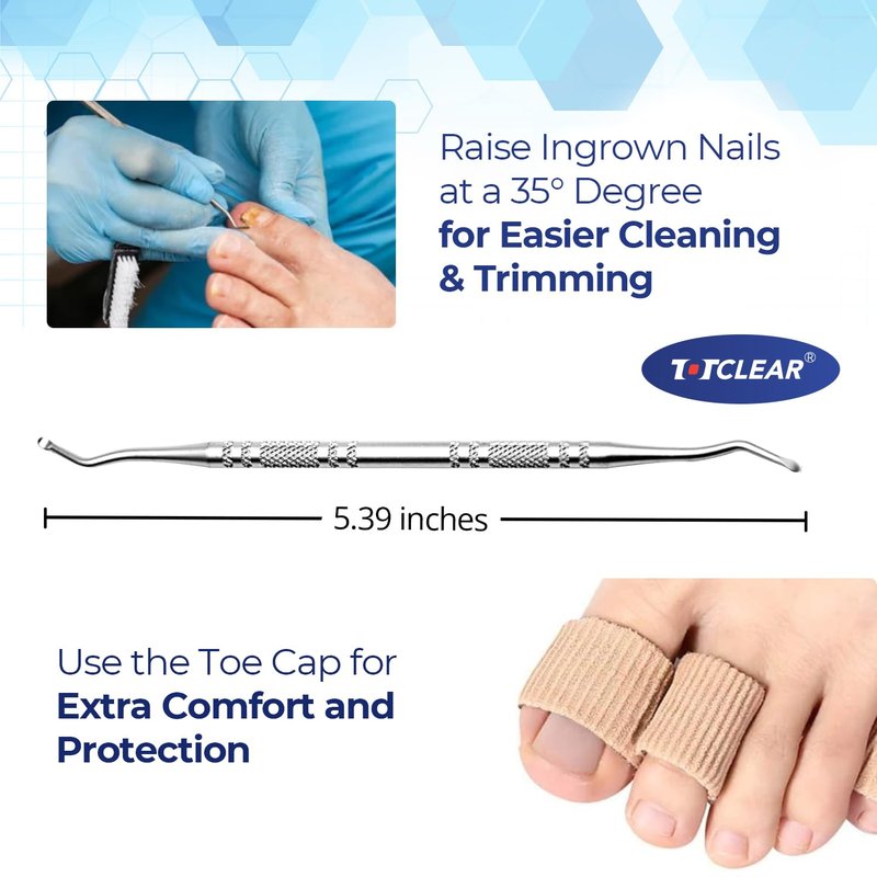 Ingrown Toenail Relief Tool - Effective Ingrown Toenail Removal Kit for Men & Women | 30ml