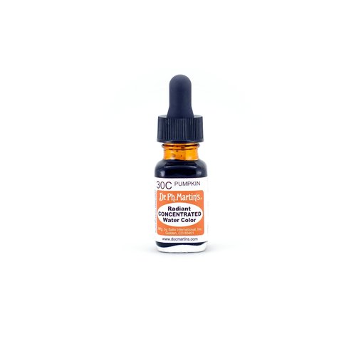 Dr. Ph. Martin's Radiant Concentrated Water Color, 0.5 oz, Pumpkin (30C)