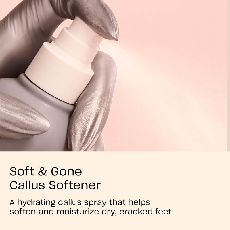 OPI Nature Strong Nails & Skin - Soft & Gone Callus Softener Spray | Soften & Moisturize Dry Skin | Supports Skins’ Natural Moisture Balance | 8.4 Fl Oz | 250 mL