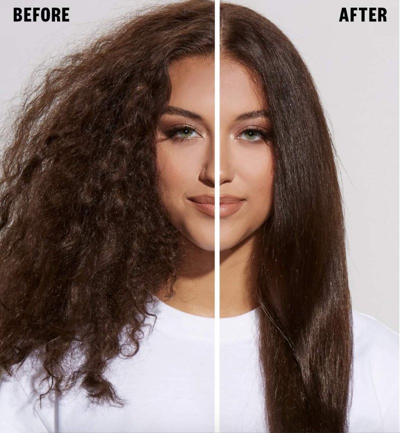 IGK Good Behavior Spirulina Protein Smoothing Blowout Balm - Anti-Frizz Heat Protectant & Styling Cream for Sleek Hair