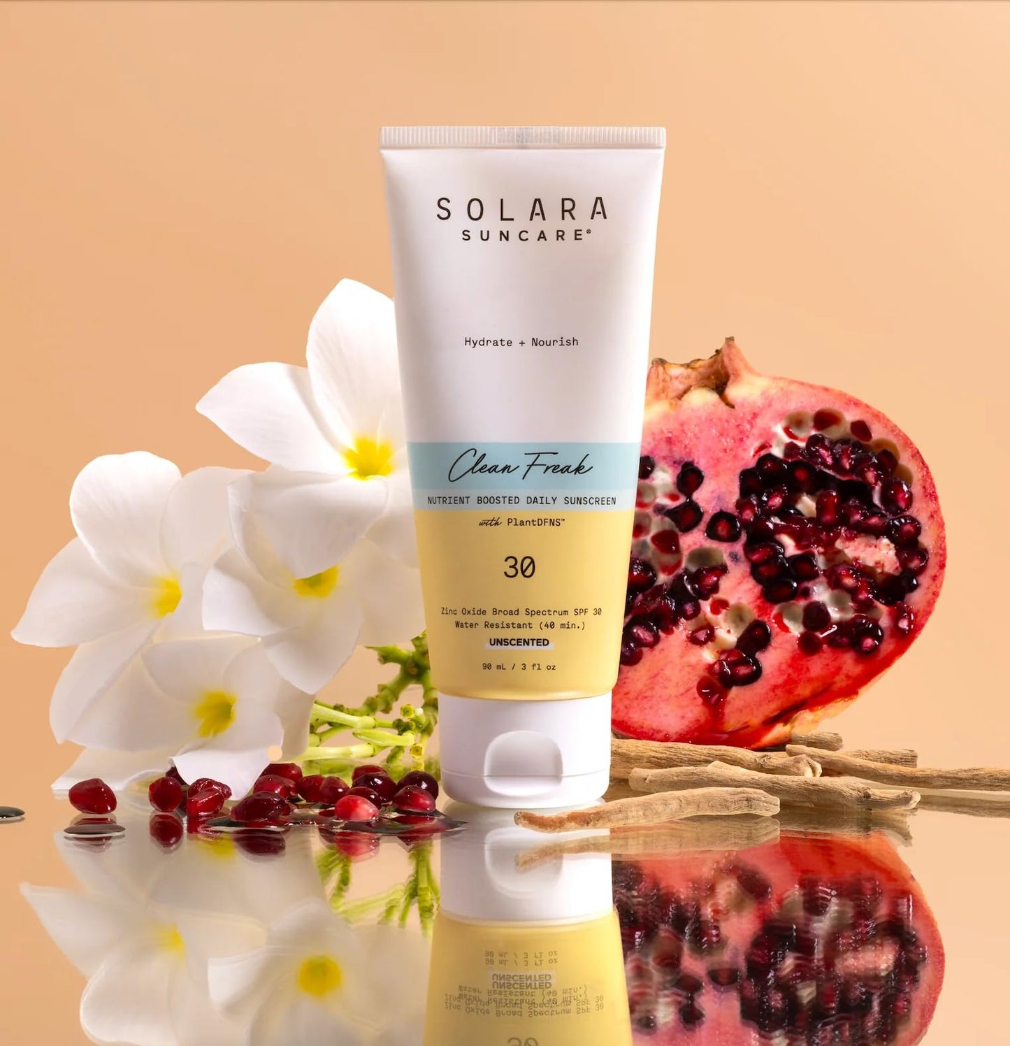 Solara Suncare - Clean Freak Nutrient Boosted Daily Sunscreen (3 fl oz)