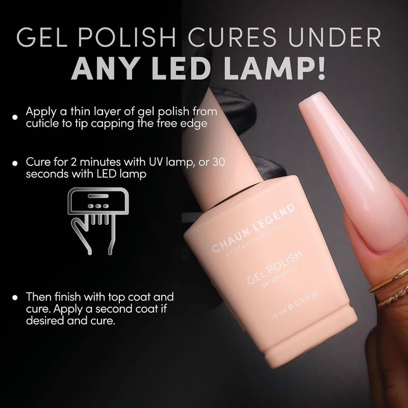 UV Gel Nail Polish - Long Lasting, Bubble Free, Quick Dry | I See You LG5010 (Sheer Rosy Pink Nude)
