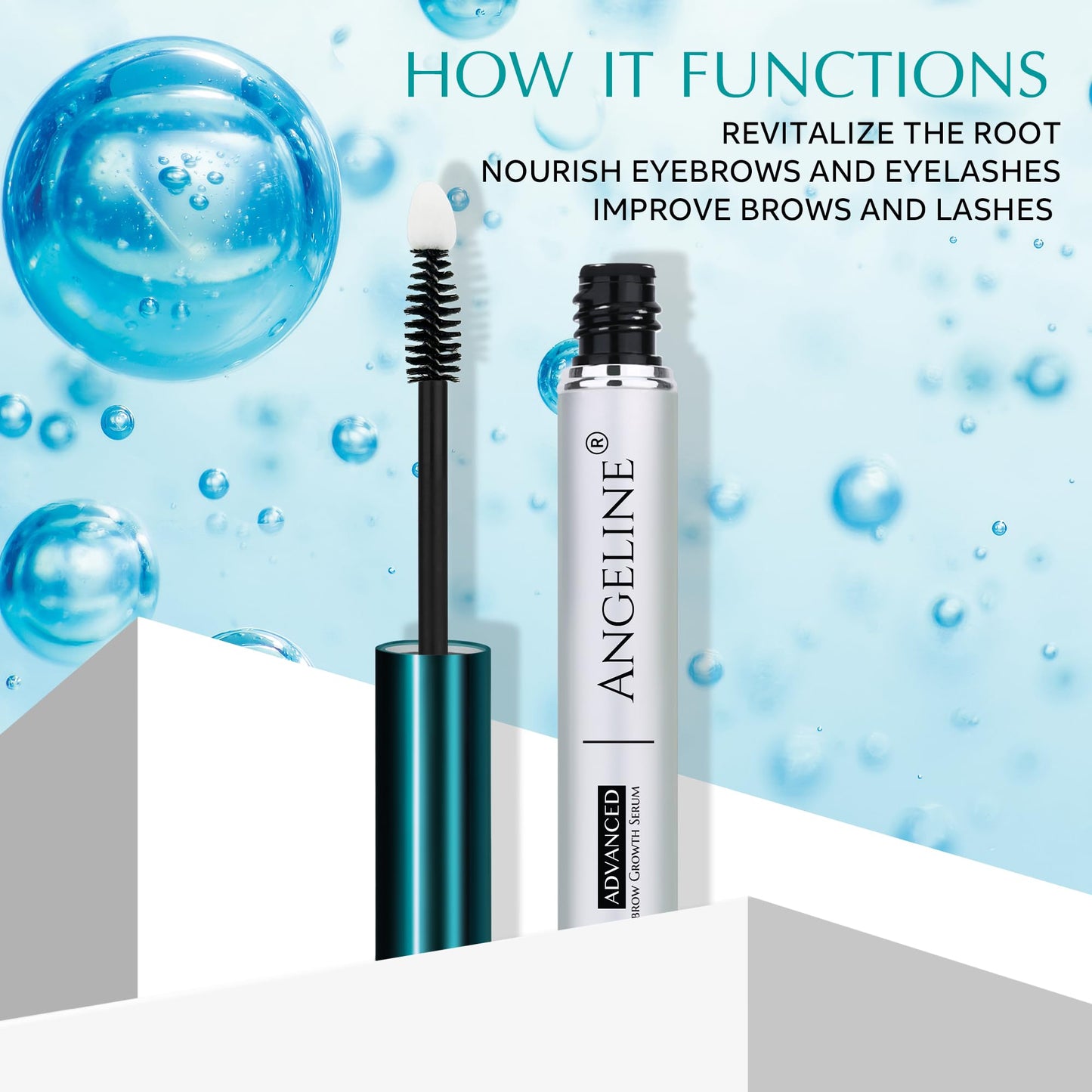 Premium Eyebrow Growth Serum for Thicker Brows, Advanced Eyebrow Serum to Grow Brows 5ml