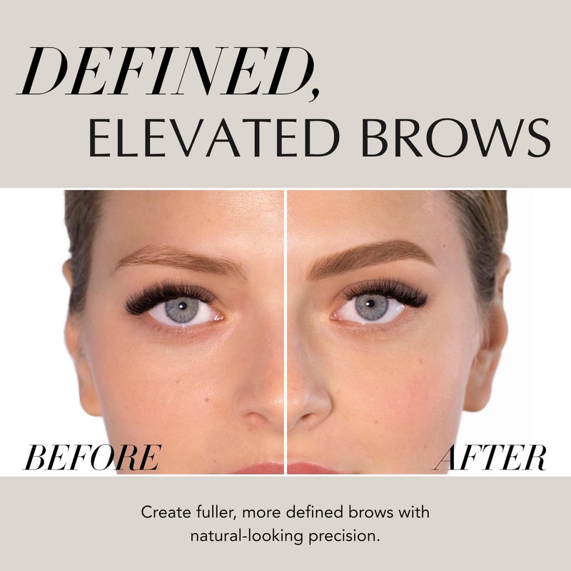 Xtreme Lashes Arch Defining Brow Pencil, Dark Brown, Waterproof, Smudge-Proof, Long-Lasting Makeup, Vegan, Angled Tip Eyebrow Pencil with Spoolie Brush