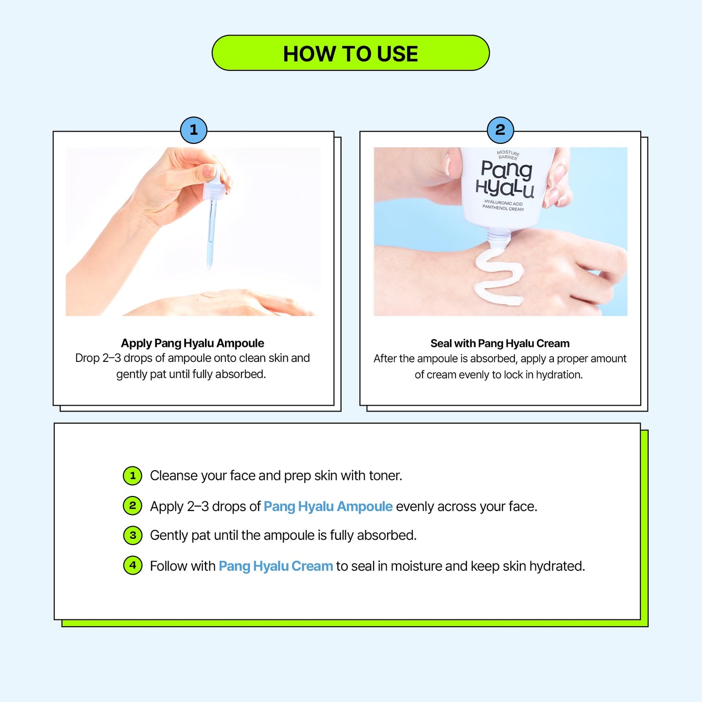 EDIT.B Moisture Barrier Pang Hyaluronic Acid Panthenol Cream, Long-Lasting Deep Hydration Lightweight Facial Moisturizing Cream, Soothing and Hydrating, Korean Daily Skin Care, 3.38 fl.oz (100ml)