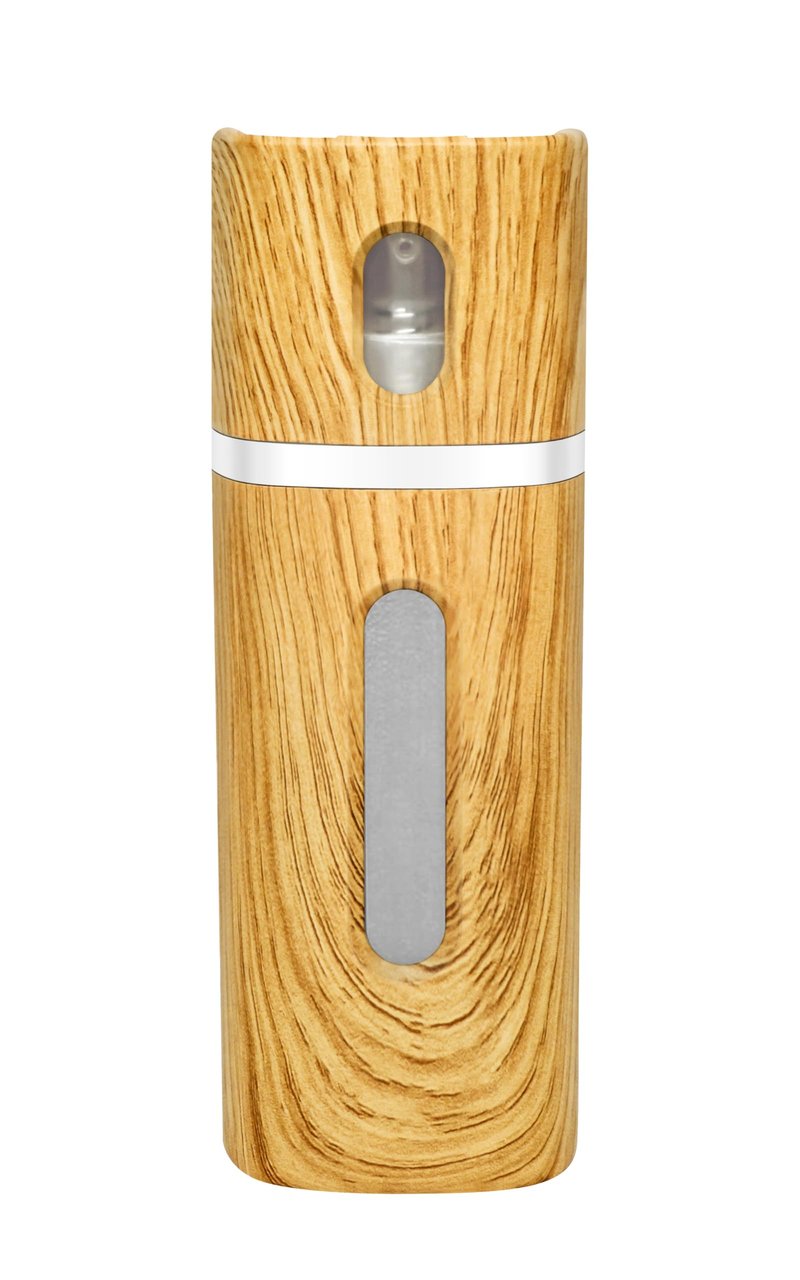 Lasunit-Lasbottle: 4 IN 1 Reusable, Potable, Leakproof, Modular Travel Liquid Dispenser, TSA Approved Toiletries and Spray Dispenser (Wood Grain)