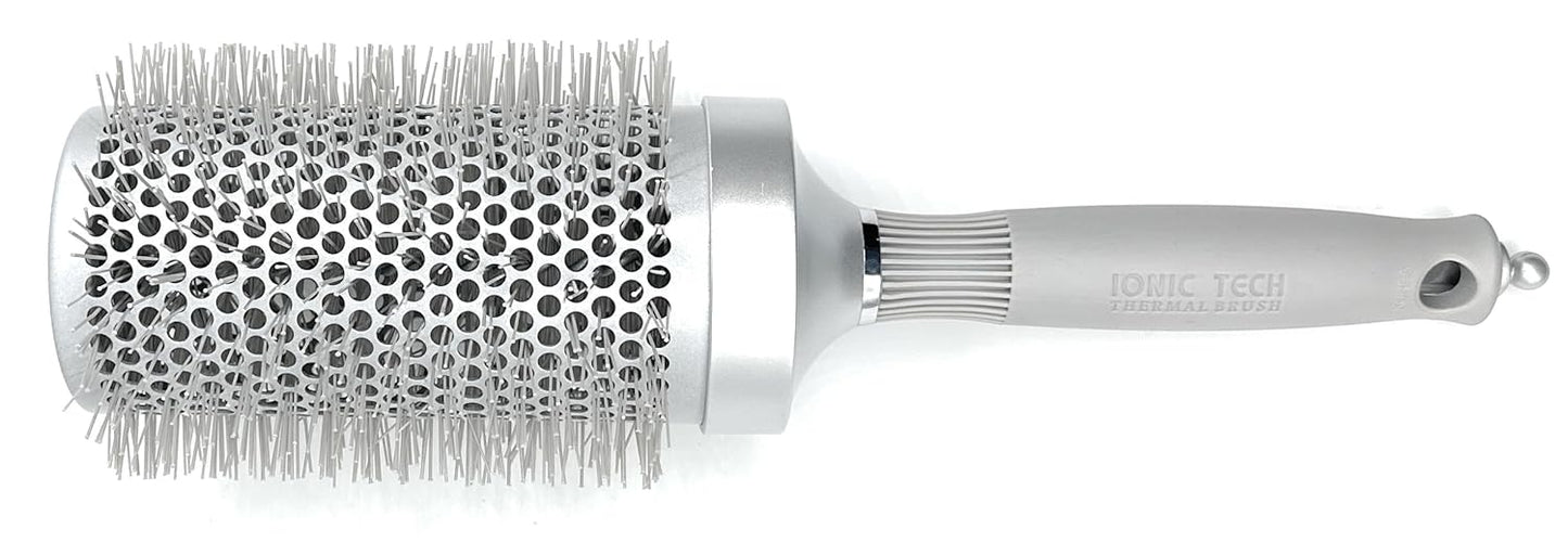 Long Barrel Ceramic Ionic Thermal Hair Brush - 3.75 Inch for Effortless Styling