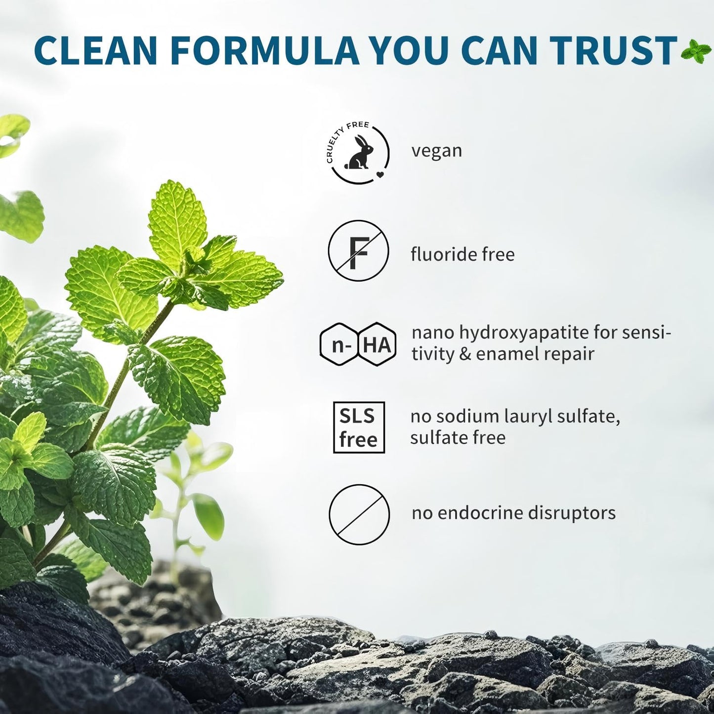 7.5% Hydroxyapatite Toothpaste, 7.5% Hydroxyapatite Toothpaste for Advanced Enamel Protection, Appropriate for Sensitive Teeth, Gentle and Effective Formula, Fresh Mint (3)