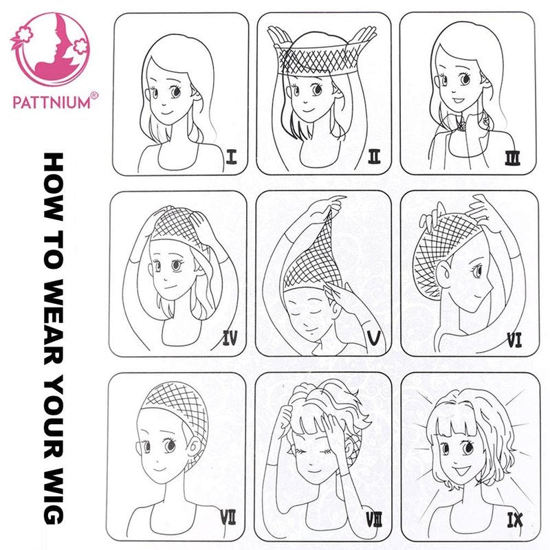 PATTNIUM Platinum Blonde Kids Wig Short Curly Wavy Girls Blonde Wigs Platinum Bob Synthetic Wigs