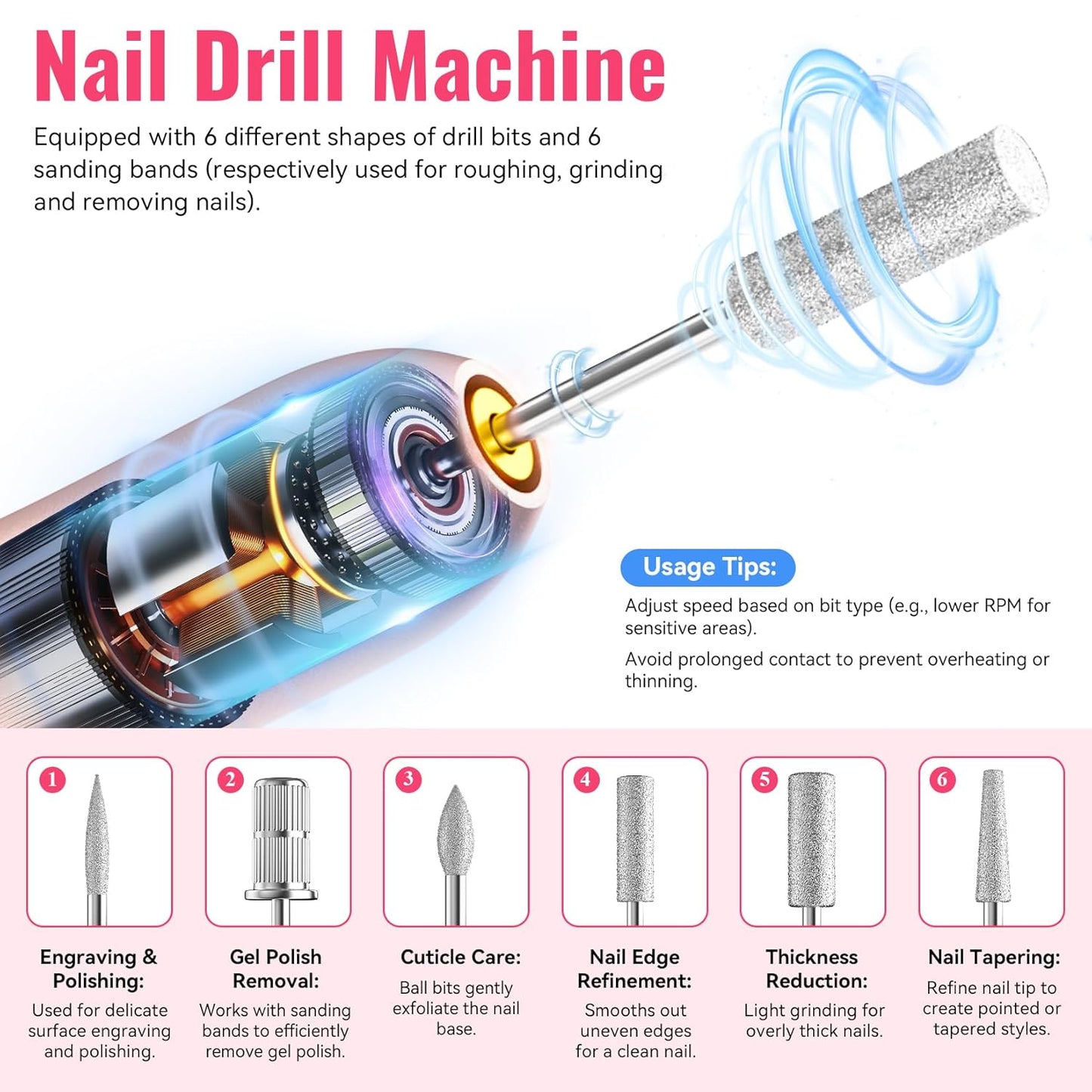 **PHOENIXY Gel Nail Polish Kit - 53 Pcs with UV Light & Nail Drill | 35 Colors, Glossy & Matte Finishes for DIY Home Manicure**