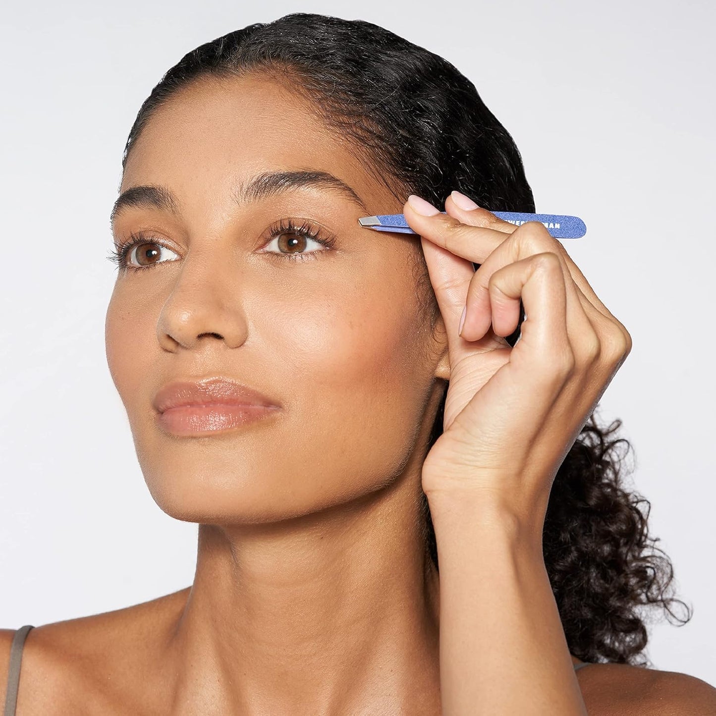 Tweezerman Slant Tweezer – Tweezerman Tweezers for Eyebrows Granite Sky
