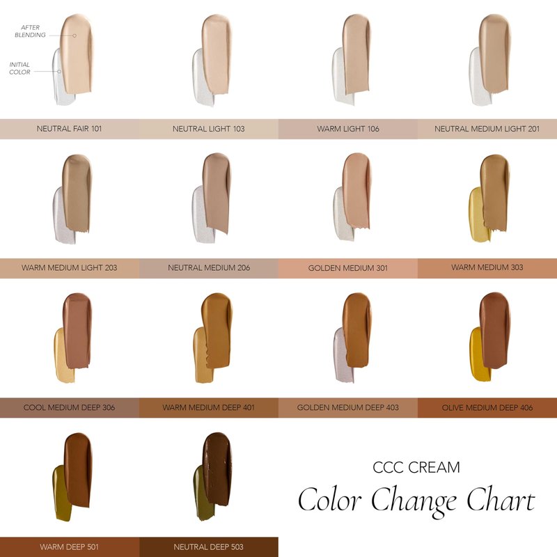 CLE Cosmetics CCC Cream (Neutral Fair 101 / SPF 50) - Color Correcting With Sunscreen - Lightweight, Hydrating Foundation - BB & CC Hybrid - Light to Medium Coverage - 1 fl oz