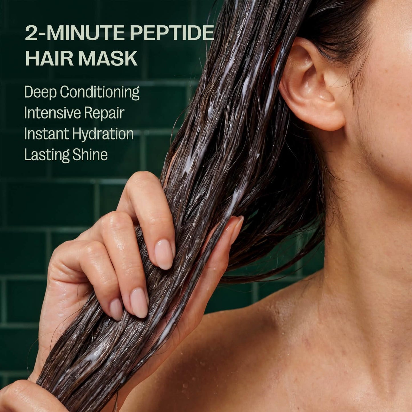 BRAZIL EDITION Restorative Peptide Hair Mask – Deep Repair in 2 Minutes, Hydration & Shine, Murumuru & Babassu Butters, Hyaluronic Acid, Strengthens & Smooths Damaged Hair (7 oz)