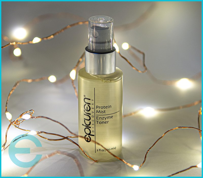Epicuren Discovery Protein Mist Enzyme Toner 2 oz with B-Vitamins and Collagen Amino Acids to Promote Hydration