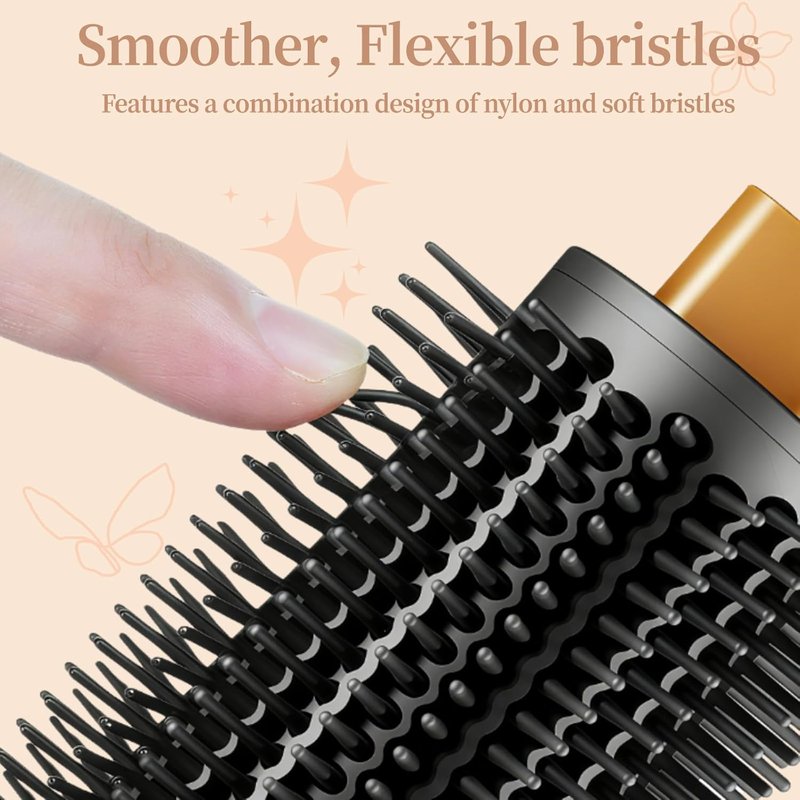 Dyson Airwrap Round Volumizing Brush - Flexible Bristles for Root Lift & Frizz Control | Compatible with HS01/05/08