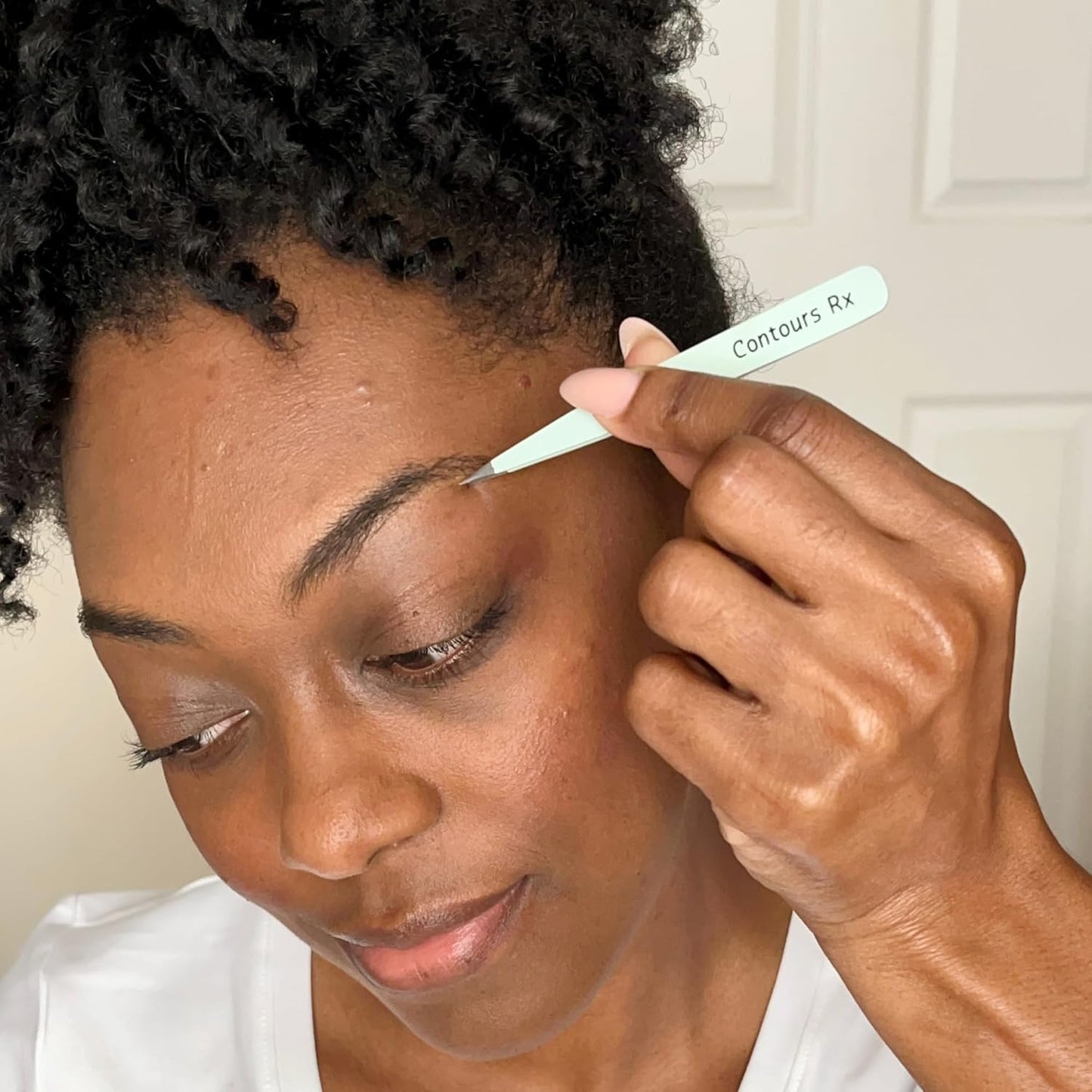 Precision Tweezers - Needle Nose Stainless Steel for Eyebrow Grooming & Lash Application | TSA-Approved 3" & 4" Combo Pack