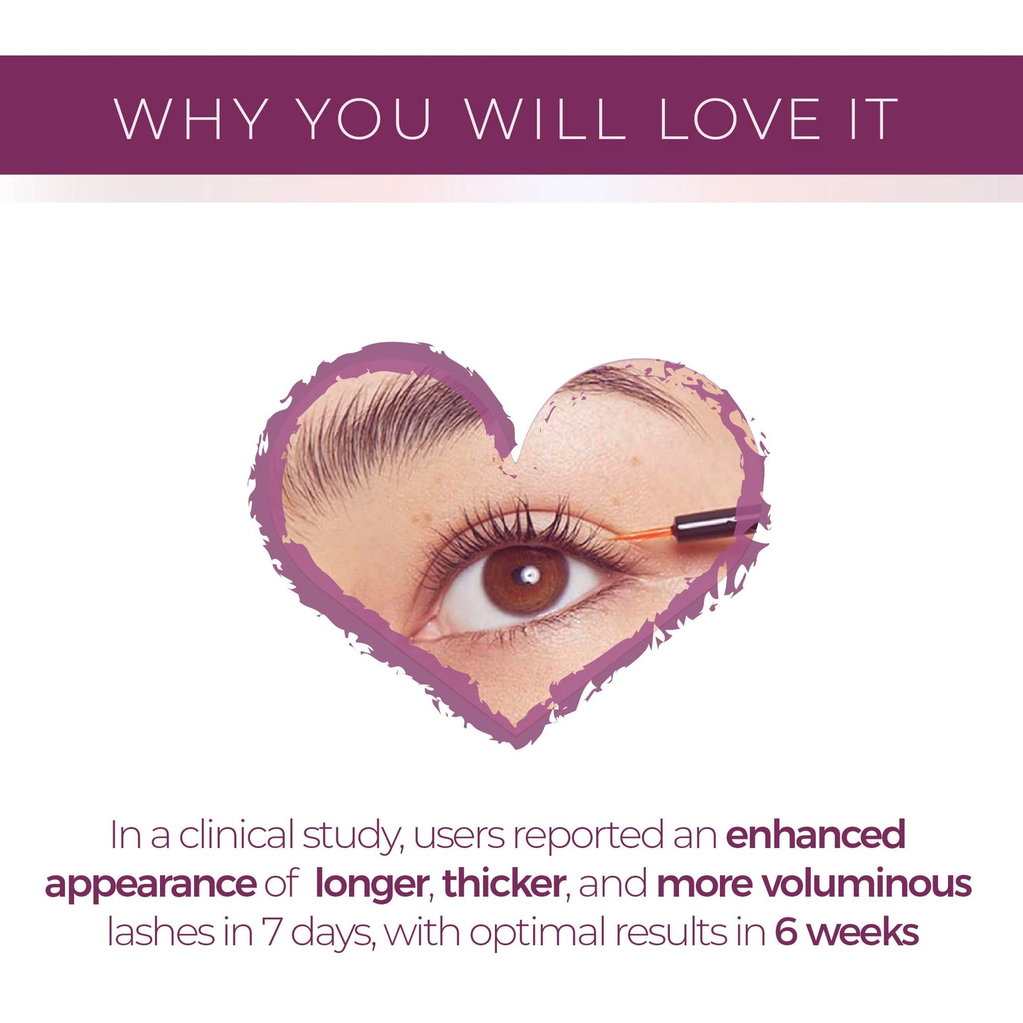 blinc Lash & Brow Enhancer Serum for Fuller-Looking Lashes & Brows